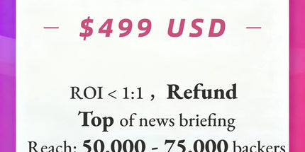 「Prime Exposure」Package — Ultimate Solution for Maximal Reach in Our High-Engagement Backer Community